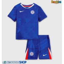 Maglie da calcio Chelsea Prima Maglia Bambino 2025-26 Manica Corta + Pantaloni corti)